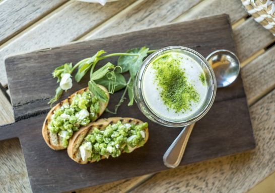 Fresh baked sourdough bread at Centennial Vineyards Restaurant in Bowral, Southern Highlands